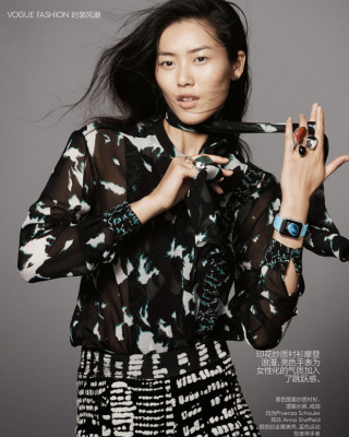 Фото 38229 к новости Лю Вэн в китайском Vogue
