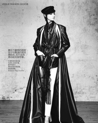 Фото 41056 к новости Анна Селезнева в китайском Vogue