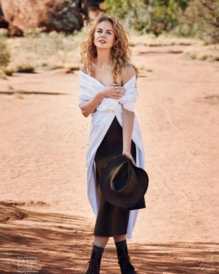 Фото 43411 к новости Николь Кидман в австралийском Vogue 
