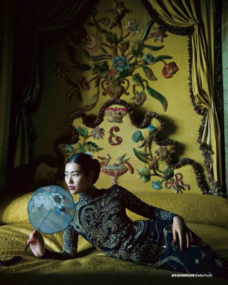 Фото 45647 к новости Лю Вэн в на страницах китайского Harper’s Bazaar