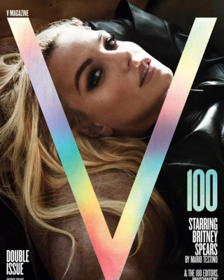 Фото 47444 к новости Бритни Спирс украсила обложки юбилейного журнала V