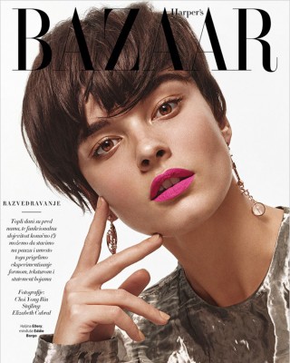 Фото 48879 к новости Кристал Ренн в сербском Harper’s Bazaar