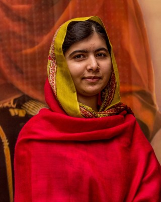 Лауреат Нобелевской премии мира правозащитница Малала Юсуфзай из Пакистана