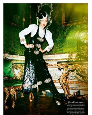 Фото 52735 к новости Джиджи Хадид в парижском Vogue