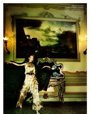 Фото 52744 к новости Джиджи Хадид в парижском Vogue