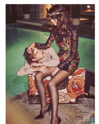 Фото 54199 к новости Джорджия Фоулер в мексиканском Vogue