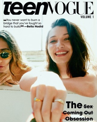 Фото 55390 к новости Белла Хадид на страницах Teen Vogue