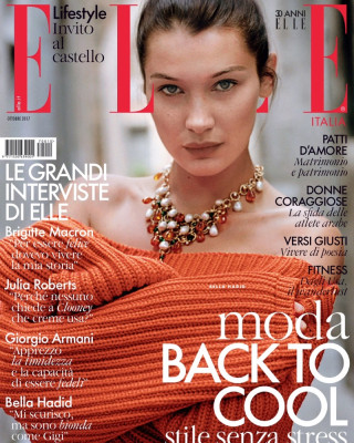 Фото 60384 к новости Белла Хадид в итальянском ELLE
