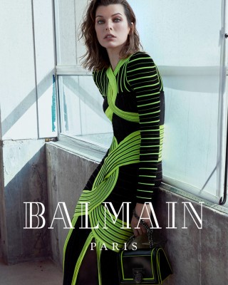 Фото 66883 к новости Милла Йовович представила новую коллекцию Balmain