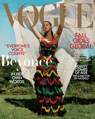 Фото 66935 к новости Бейонсе снялась для американского Vogue и дала откровенное интервью