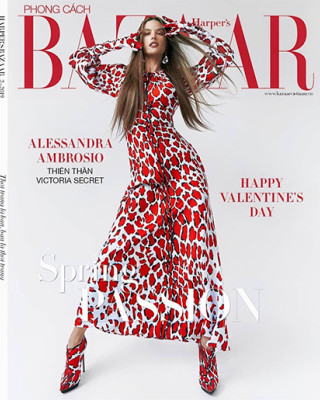 Фото 69761 к новости Алессандра Амбросио снялась для вьетнамского Harper's Bazaar