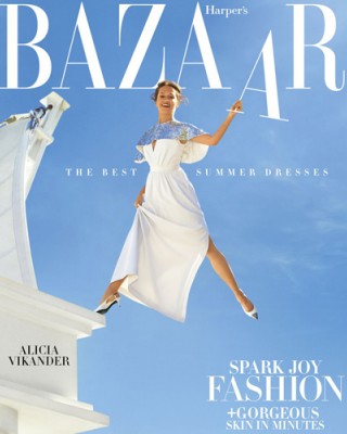 Фото 69817 к новости Алисия Викандер стала звездой американского Harper’s Bazaar