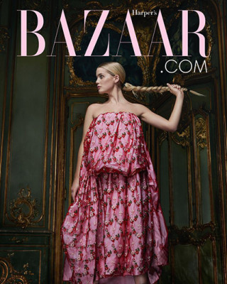 Фото 69854 к новости Китти Спенсер украсила видеообложку Harper's Bazaar