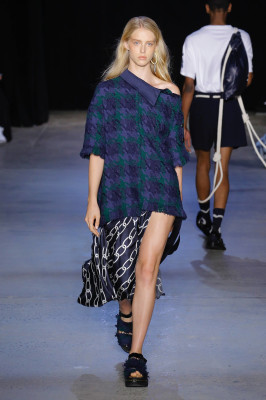 Abby Champion - Monse Spring/Summer Fashion Show in New York