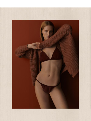 Abby Champion - Massimo Dutti Lingerie Collection 