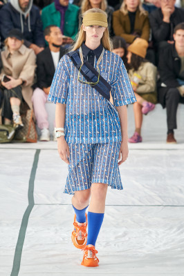 Abby Champion - Lacoste Spring/Summer 2022 Fashion Show in Paris