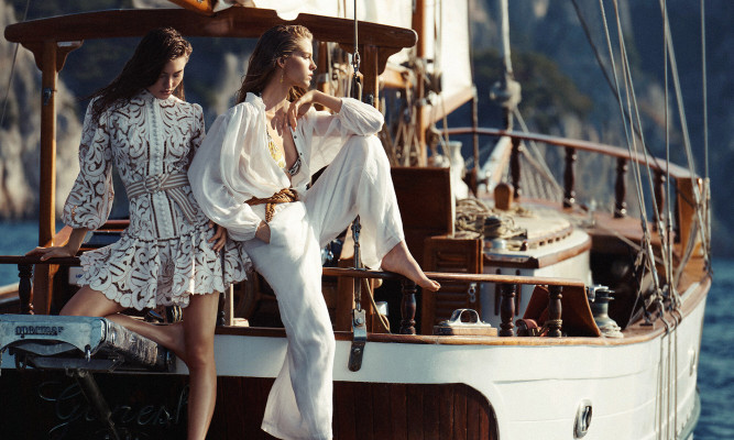 Abby Champion - Zimmermann Resort 2020 Campaign