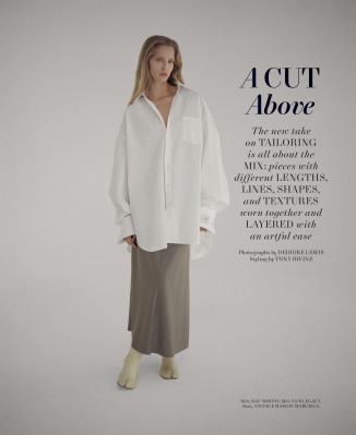 Abby Champion - Harpers Bazaar USA April 2022