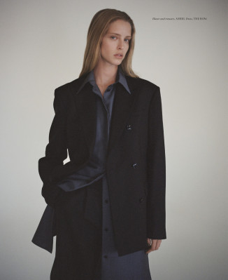 Abby Champion - Harpers Bazaar USA April 2022