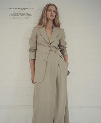 Abby Champion - Harpers Bazaar USA April 2022
