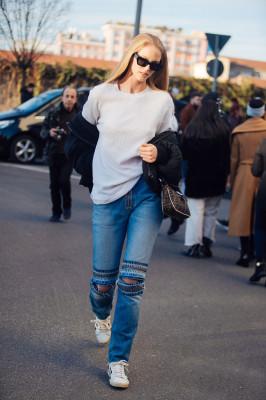 Abby Champion - Fashion Week Street Style