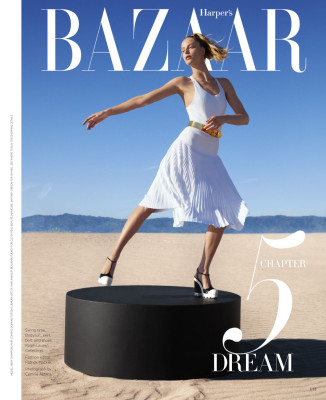 Abby Champion – Harper’s Bazaar April 2019