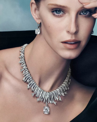 Abby Champion ~ Tiffany & Co. High Jewelry 2025 Campaign by Carlijn Jacobs 