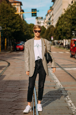 Abby Champion - Fashion Week Street Style