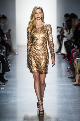 Abby Champion- Tadashi Shoji Autumn/Winter Fashion Show in New York