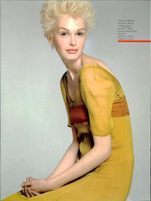 Kylie Bax ~ Vogue Italia July 1996 by Steven Meisel
