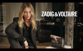 Саша Пивоварова в кампании Zadig & Voltaire 