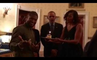 Барак и Мишель Обама спели Ашеру песню Happy Birthday To You