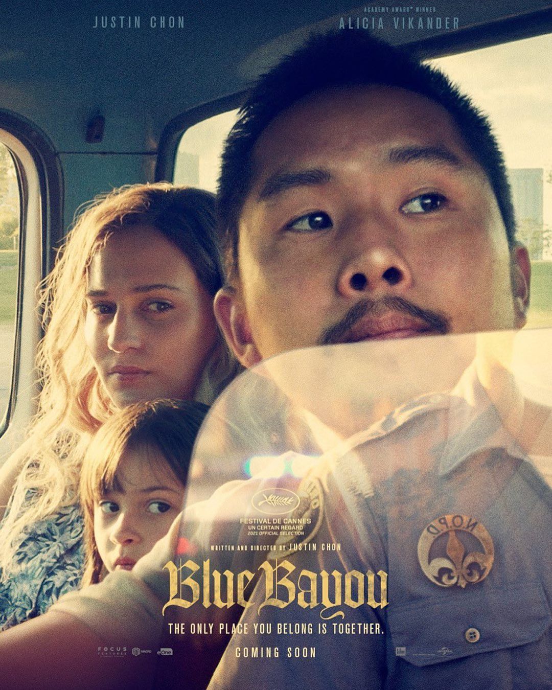 First official poster for Alicia’s upcoming movie ‘Blue Bayou’. The movie premieres at Cannes Film Festival on Tuesday.