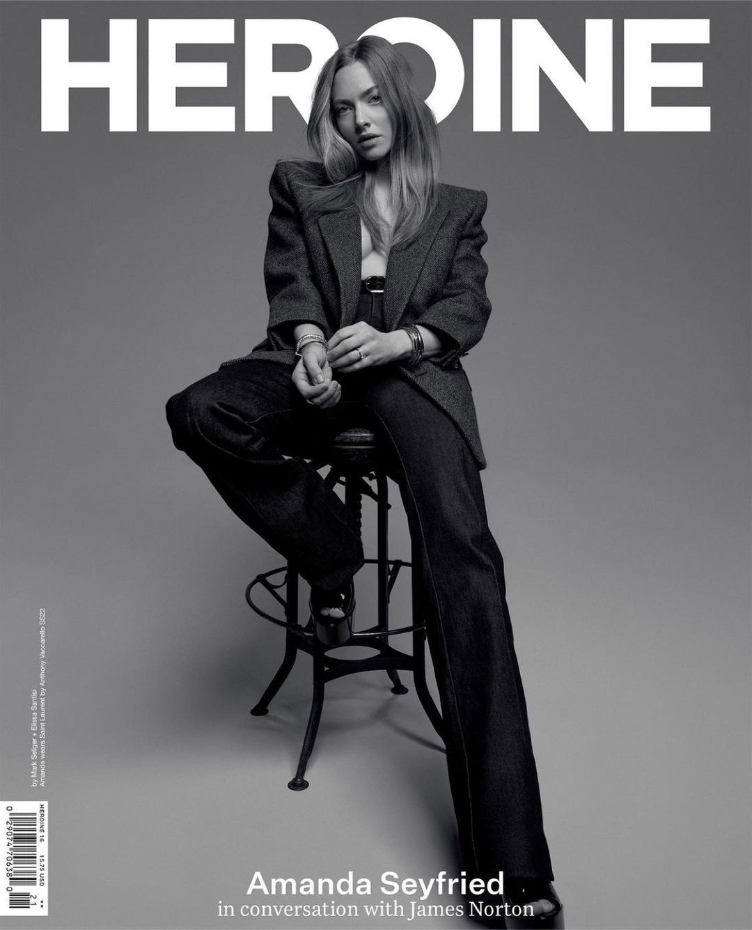 ????‍♀️ Repost from @heroine_mag
•
Amanda Seyfried on the cover of the new issue, REINVENT⁠
⁠
It’s Amanda Seyfried, but virtually unrecognisable [for The Dropout]. Jutted jaw, hunched, stompy walk, untamed hair and unnerving accent. A complete transformation without prosthetics or CGI, just good, old-fashioned, well-researched, exquisitely executed acting...⁠
⁠
In conversation with fellow actor James Norton, Seyfried discusses her incredible transformation for her brilliant portrayal of biotech fraudster Elizabeth Holmes in acclaimed series, The Dropout. ⁠
⁠
Photography @markseliger ⁠
Fashion @elissasantisi ⁠
Hair @akkishirakawa ⁠
Make-up @rieomoto ⁠
Manicurist @ohmynailsnyc⁠
Creative Producer @gallerycoco ⁠
⁠
@artpartner @thewallgroup ⁠