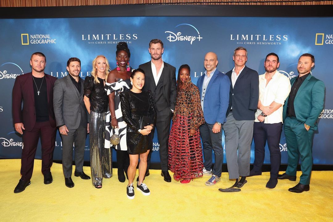 Epic night of celebration at the LIMITLESS premiere! Three years in the making and so grateful for all of the amazing people who helped make the show happen. Hope you get a chance to see it! Streaming now on @DisneyPlus @darrenaronofsky