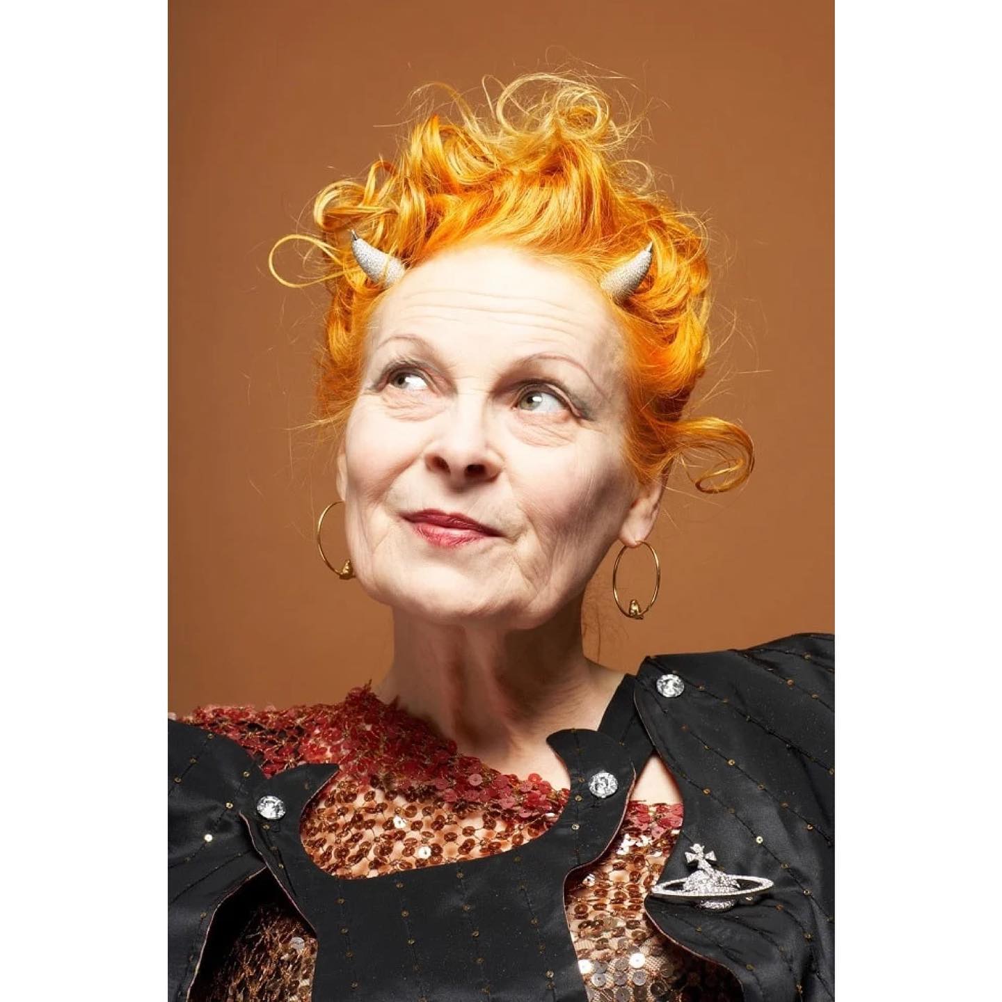 Rest amongst all the galaxies ????Dame Vivienne Westwood????The original punk. I remember our first time meeting in New York. I could not believe I was sipping tea with THE icon. You were unbelievably kind, hilarious, and oh so so incredibly… thoughtful. I had never met a truer individual. I spent most of that afternoon just listening and absorbing. (And your makeup has always been and always will be unmatched.) Forever inspiring us through your activism and endless creativity. Daring to disrupt and daring to be yourself 100% of the time. The world is better because it knew you. ♻️♻️????♻️????♻️♻️????♻️ all my love is with your Andreas and family❤️