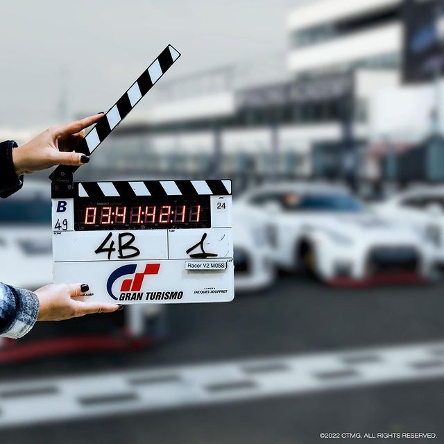 And we’re off! Having a blast shooting on set. : Filming is now underway on #GranTurismoMovie - based on the inspiring true story of a Gran Turismo player, Jann Mardenborough, who won a series of gaming competitions leading him to become an actual professional racecar driver. ????????