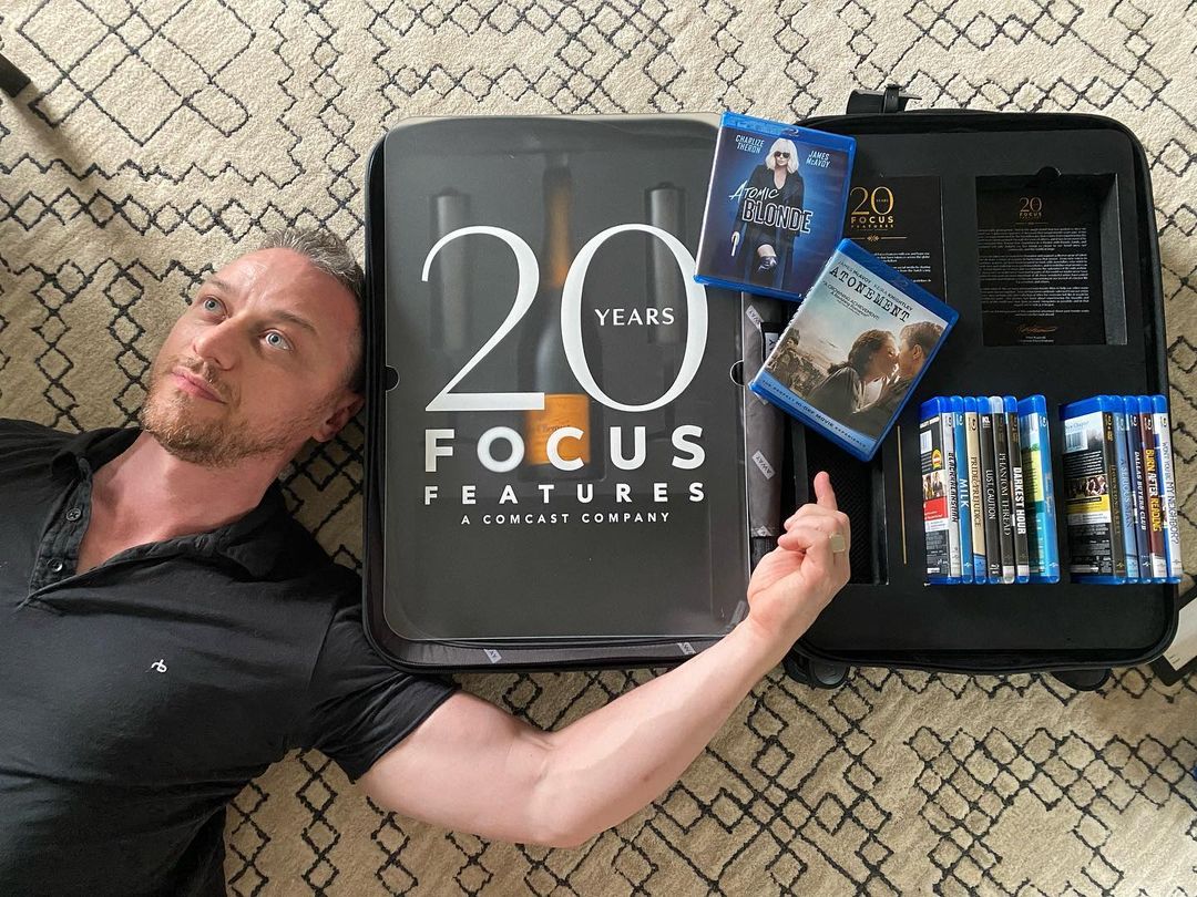This is very late but I just got home from Brooklyn to find this lovely gift from Focus Features celebrating 20 years of awesome movies from a great house. I’m in their two best obviously. Thanks so much @focusfeatures it was a privilege both times. #focusfeatures #atonementmovie #atonement #atomicblonde #focusfeatures20years