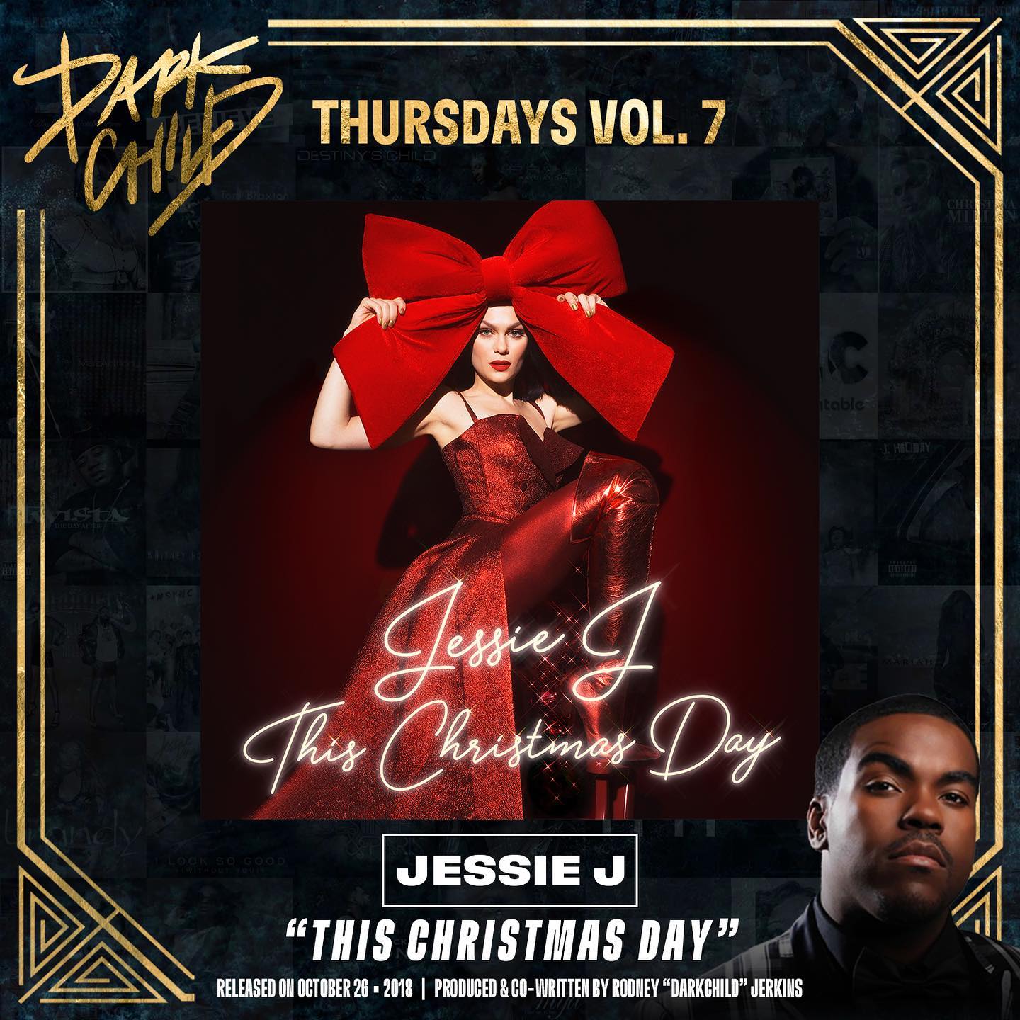 For this week’s #DarkchildThursdays I wanted to highlight “This Christmas Day” by the one and only @jessiej, a project and record that I had the privilege of working on in 2018 and has accumulated over 90 million streams. “This Christmas Day” is the only original song that we created together for this album. When we wrote this song, Jessie was going through some personal struggles. We tried to capture what this would sound like, but ultimately provide a sense of comfort that the listener could grasp onto for Christmas. With the timeless message & melody, I feel like we did just that.During the recording process I also had the opportunity to co-produce the covers of “Rockin' Around The Christmas Tree,” “Jingle Bell Rock,” and “White Christmas.” What song should we wrap up this year of #DarkchildThursdays with? In celebration of the I Wanna Dance With Somebody movie, I’m thinking @WhitneyHouston What do u think? #DARKCHILD #DARKCHILDTHURSDAYS