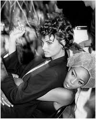 Happy Birthday Elos @lindaevangelista !! Wishing you most amazing turn around the sun , proud of your courage , strength abs hope !! 35 years of friendship!! Love you to you always Omi & baby girl ❤️❤️❤️❤️❤️ #TRINITY