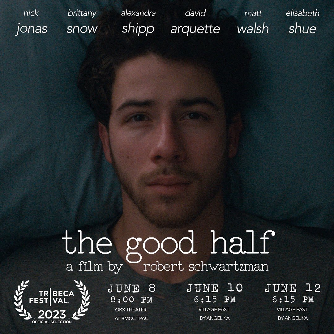 The World Premiere of my new movie #TheGoodHalf will be at the @tribeca Film Festival starting with three screenings on June 8th. Excited to be alongside this incredible cast! @brittanysnow @alexandrashipppp @davidarquette @mrmattwalsh #ElisabethShue