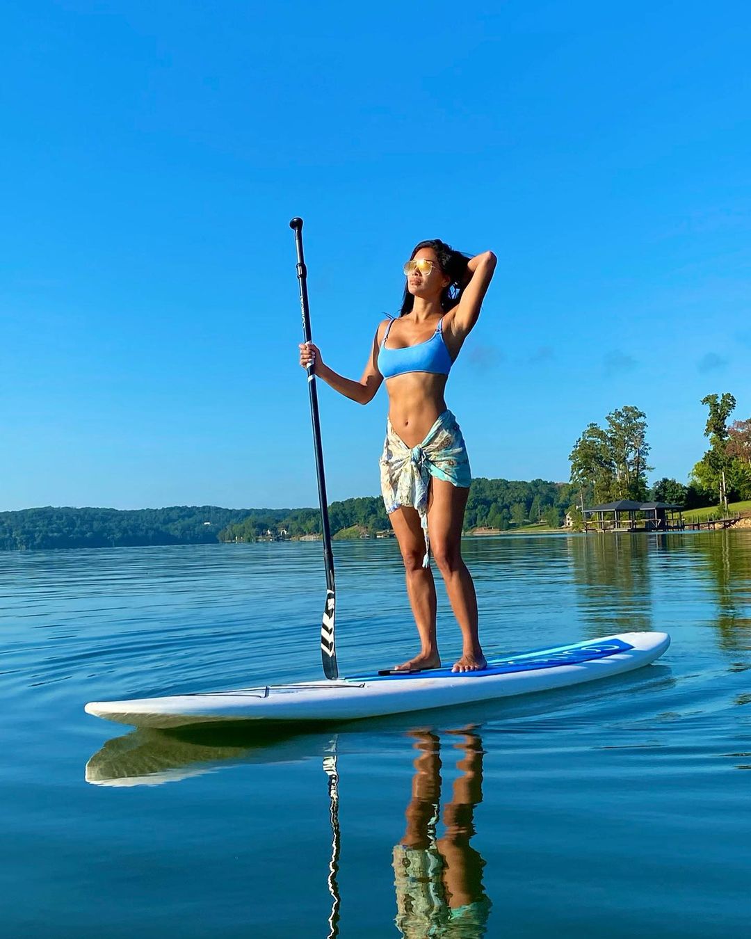Worry less. Paddle more. #lakelife