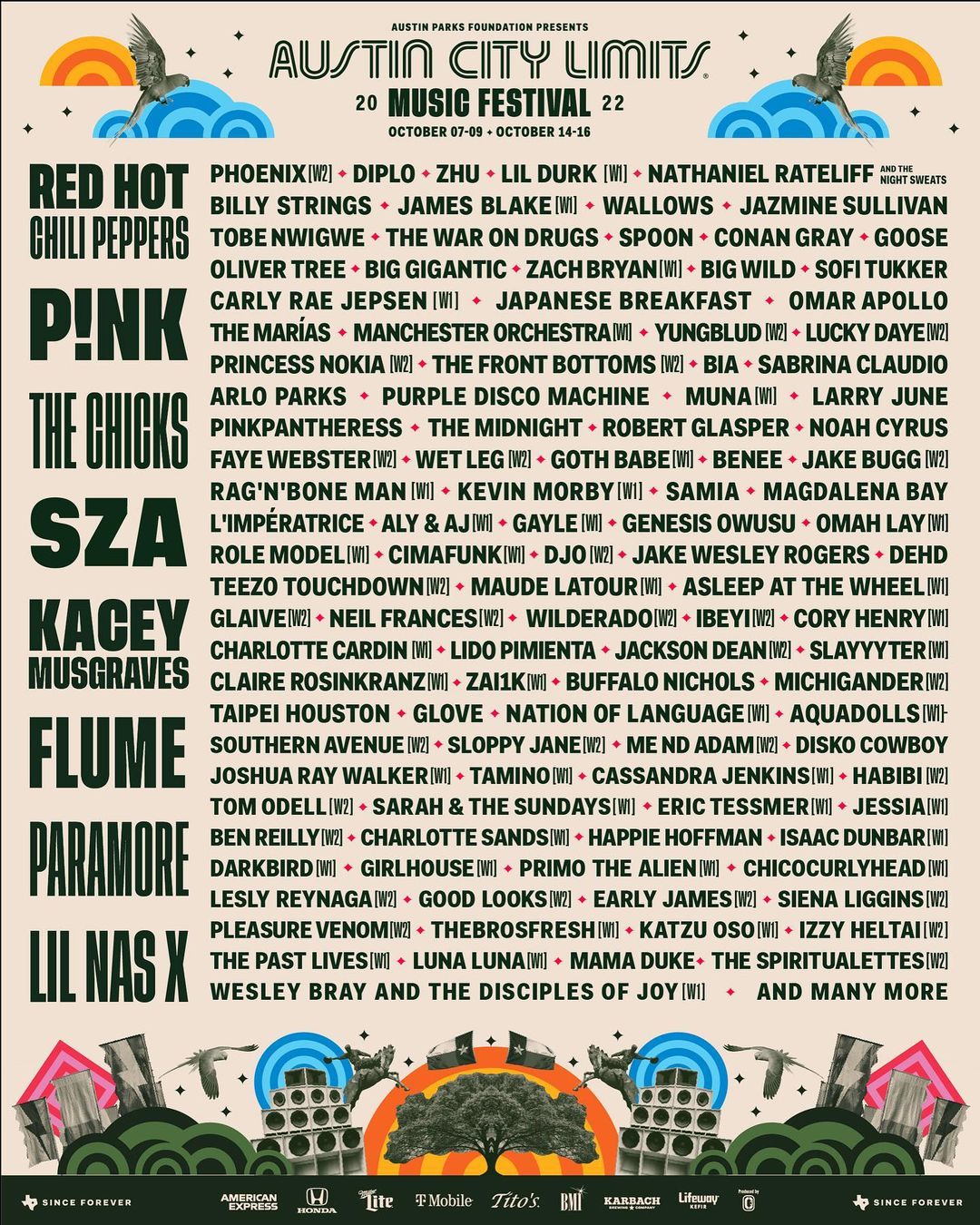 I’m so excited to headline #ACLFest this October!! Tickets and more info at aclfestival.com