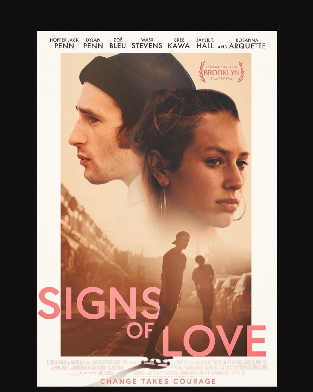 Congratulations to Hopper @at_easeladies , Dylan @iamdylanpenn , and Zoë Bleu Sidel.“Signs of Love” Premiering at the Brooklyn Film Festival today!
