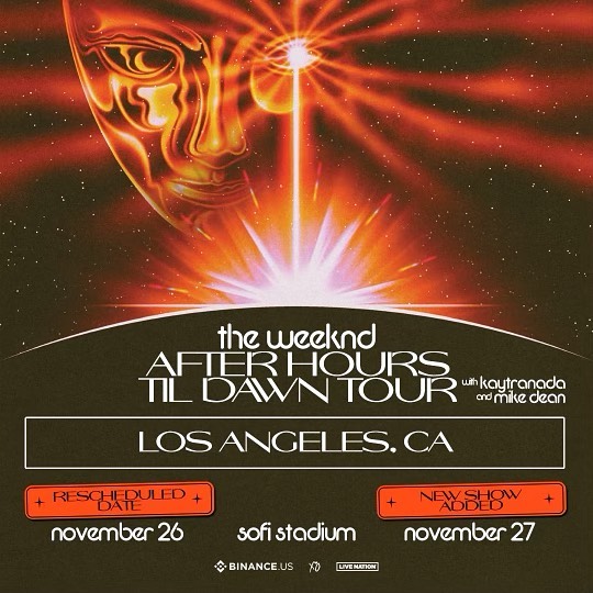 RESCHEDULED LOS ANGELES SHOW PLUS ONE MORE! NOVEMBER 26 and 27!