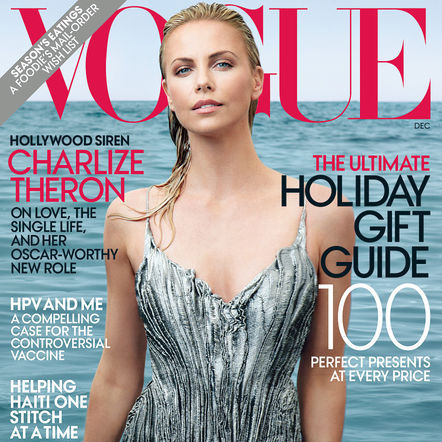 Шарлиз Терон в журнале Vogue US. Декабрь 2011