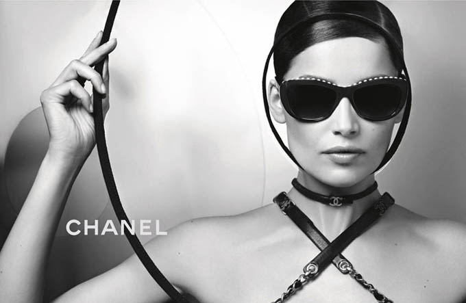 Летиция Каста рекламирует очки от Chanel