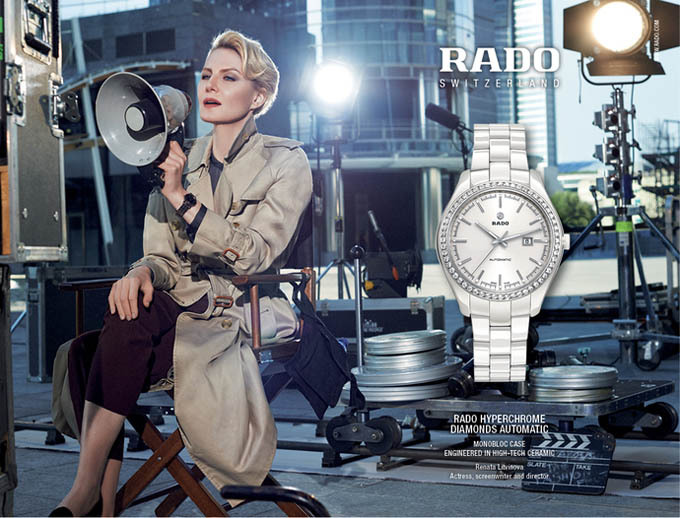 Рената Литвинова в рекламе часов Rado