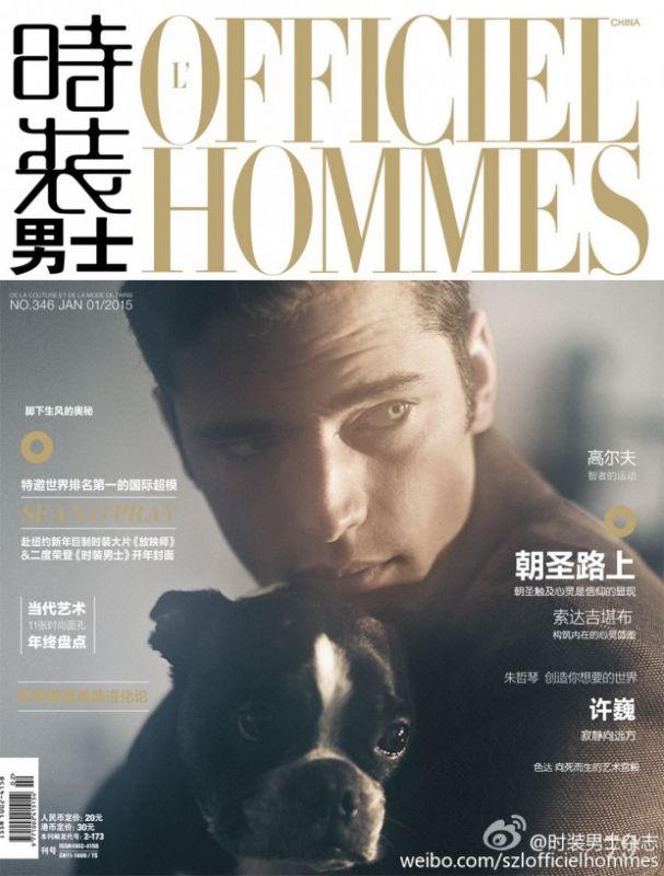 Шон О`Прай в китайском L’Officiel Hommes