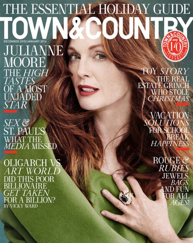 Джулианна Мур на страницах журнала Town & Country